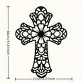 thumbnail image 4 of Modern Fashing Hanging Decoration, Creative Decorative Metal Wall Arts, Beautiful Vintage Decorative Hanging Crosses Wall Decor, 4 of 4