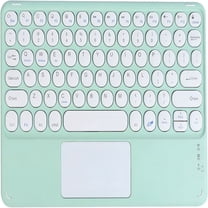 GJX Wireless Bluetooth Keyboard with Touchpad, Portable Mini Small Universal Rechargeable 10 inch Ultra-Slim Wireless Keyboard for Tablet Smartphone PC Computer Laptop