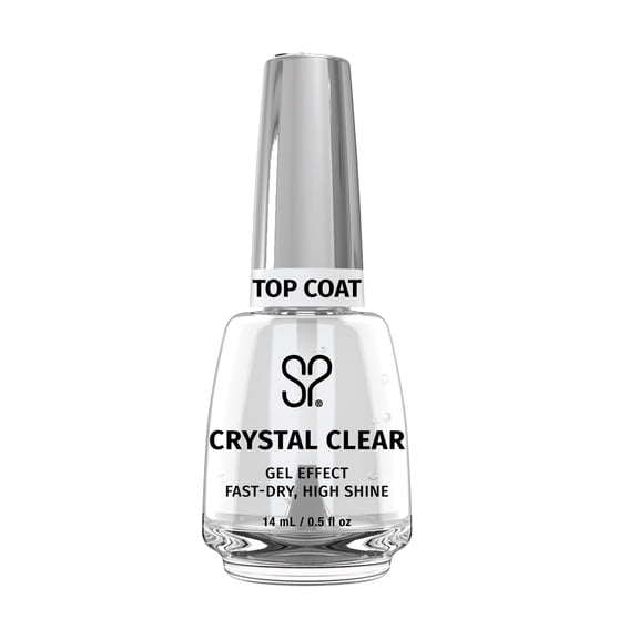 Salon Perfect Nail Polish, 465 Crytstal Clear Top Coat, 0.5 fl oz