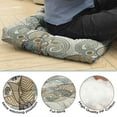 thumbnail image 4 of Square Paisley Meditation Cushion, Boho Floor Pillow for Sitting on Floor and Reading 22 x 22, 4 of 7