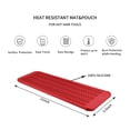 thumbnail image 2 of EIOKIT - Estuche de viaje de silicona resistente al calor para planchas, rizadores, planchas y utensilios de peinado (rojo, 1 unidad), 2 of 5
