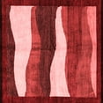 thumbnail image 1 of Ahgly Company Machine Washable Indoor Square Oriental Red Modern Area Rugs, 3' Square, 1 of 4