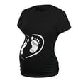 thumbnail image 3 of Itsun Maternity Clothes Women Maternity Short Sleeve Cartoon Print Tops T-shirt Pregnancy Clothes, 3 of 6