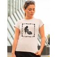 thumbnail image 2 of Girl W Floral Tattoos Art T-Shirt Women -Image by Shutterstock, Female 5X-Large, 2 of 4