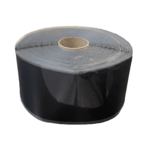 Rubber Flat Roofing 5"x100' Black Flashing Tape 60ml (One Roll) - Tego Roofing Supply