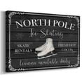 thumbnail image 3 of North Pole Ice Skating- Gallery Wrapped Canvas, 3 of 9