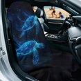 thumbnail image 3 of XYZCANDO Car Seat Cover Towel Anti-Slip Car Seat Towel Covers for Beach Yoga, Car Seat Towel Protector Non-Slip, Neon Sea Turtle, 3 of 11