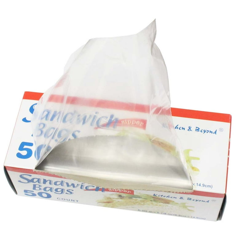 Fun® Indispensable Zipper Sandwich Bags 18.3x23.5cm 50pcs – Al