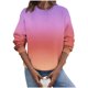 thumbnail image 2 of Xuyuer Women's Fashion Printed Long Sleeve Loose Blouse, Round Neck Hoodless Sweatshirt for Casual Spring Wear, Weekend Outings and Cozy Layering, 2 of 5