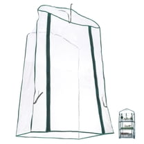 Phenofice 1Pcs Transparent Green PVC 3 Tier Mini Garden Greenhouse Replacement Cover for Plant Protection