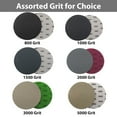 thumbnail image 5 of 60 Pcs 6 Inch Wet Dry Sanding Discs,6 Inch Sanding Discs Hook and Loop,800/1000/1500/2000/3000/5000 Grit Silicon Carbide, 5 of 6