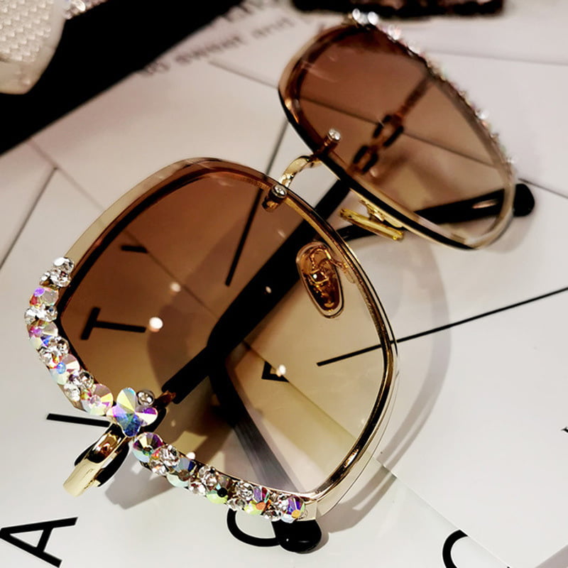 Round Sunglasses & Chain Necklace – Tokyo Fashion
