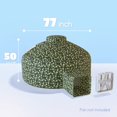 thumbnail image 3 of Air Tent Skywin Fort Large Camo Stars con suelo para niños, 3 of 6