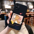 thumbnail image 1 of Fundas de silicona con dibujos animados de gato y ratón para iPhone 14 13 12 11 Pro Max Mini 11 Pro Max X XR XS MAX 8 7 6 6S Plus 5 SE Tan Jianjun unisex, 1 of 2