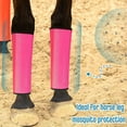 thumbnail image 4 of 4Pcs Horse Fly Boots, Comfortable Horse Boots Front Hind Legs Guard Equestrian Accessories for Riding Sports, 4 of 7