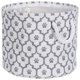thumbnail image 1 of DII Polyester Pet Bin Paw Lattice Gris Redondo Pequeño Design Imports CAMZ38663, 1 of 2
