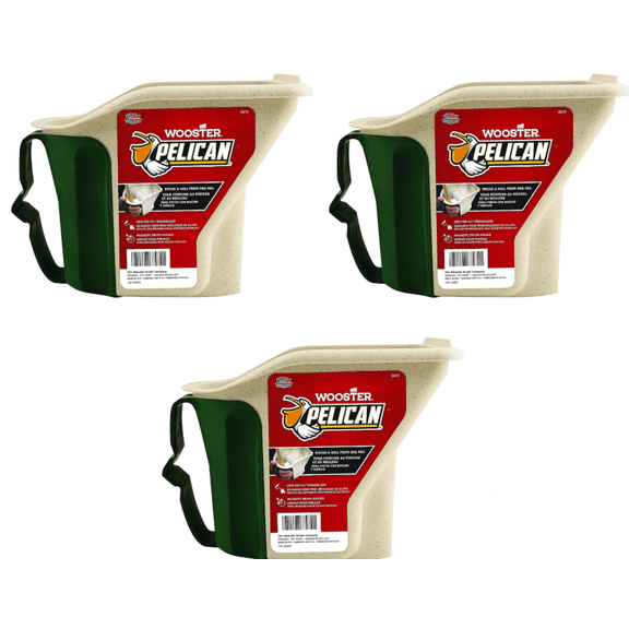 3 Wooster Brush 8619 Pelican Hand Held 1 Quart Pail