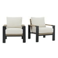 thumbnail image 3 of Better Homes & Gardens Ventura 2-Piece Outdoor Wicker Chat Chair, Beige, 3 of 7