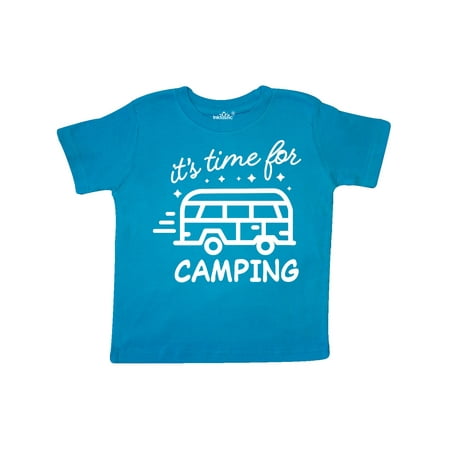 

Inktastic It s Time For Camping with Camper Gift Toddler Boy or Toddler Girl T-Shirt