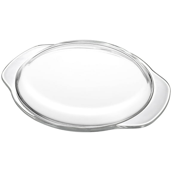 WRISTBIQUE Microwave Food Cover White Glass Splatter Plate Cover for Even Heat Cooking