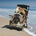 thumbnail image 4 of PHYHOO Sand Free Quick Dry Towel Oversized English-Bulldog Travel Towel Bath Towel Compact Towel Blanket for Women Men Camping Swim Sports 30x60in, 4 of 8