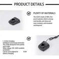thumbnail image 5 of Makita 10.8V/12V Battery Charger for BL1014/BL1013 Li-Ion Power Tools - Replacement Parts with Lithium Battery, 5 of 5