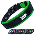thumbnail image 1 of Collar para Perros Black Rhino, Neopreno Acolchado, Costuras reflectantes, Ajustable, XL (Azul/Gris) verde L, 1 of 6