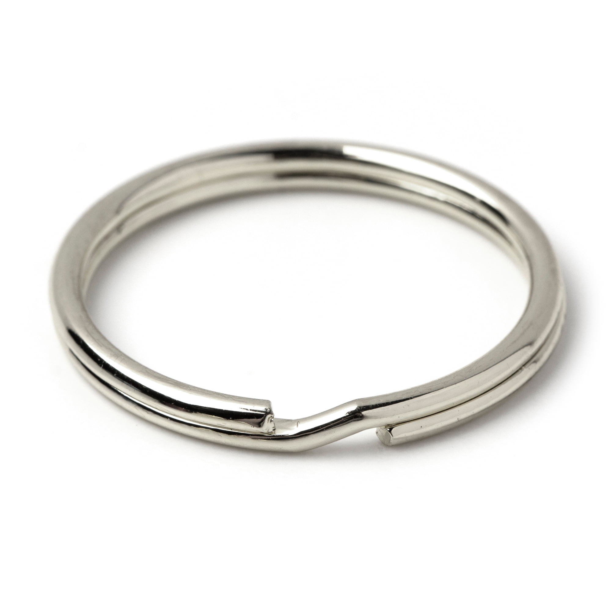 Cousin DIY Silver Key Split Rings for Keychains, Metal, 10 Piece, Model 63800244
