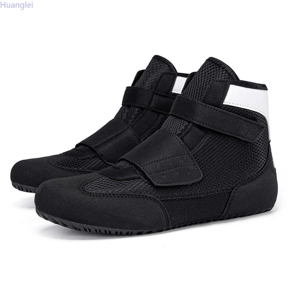 Huanglei Youthful High Top Training Sneakers For Boys Rugged Grip Wrestling And Boxing Style Shoes For Competition And Practice