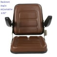 thumbnail image 3 of SHZICMY High Back Mower Seat Universal Lawn Tractor Seat W/Adjustable Backrest Durable, 3 of 20