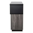 thumbnail image 4 of Furniture of America Sauterne Wood Multi-Storage Buffet in Distressed Gray, 4 of 5