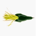 thumbnail image 3 of Scum Frog Bassrat Topwater Bass Fishing Hollow Body Lure with Weedless Hooks, Green, 3 of 3