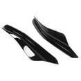 thumbnail image 1 of Pare-Chocs Spoiler, Pare-Chocs avant Canard Gauche Droite Paire Résistant aux Intempéries Remplacement pour MK8 Standard 2021+ pour Modification Noir Brillant, Style Fibre de Carbone, 1 of 8