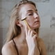thumbnail image 4 of Metal ojo crema aplicador aleación zinc aleación cara esencia masajeador palo facial bola hinchada herramienta cosmética piel chicas hombres oro 2 unids Advancent CE001267-01B, 4 of 7