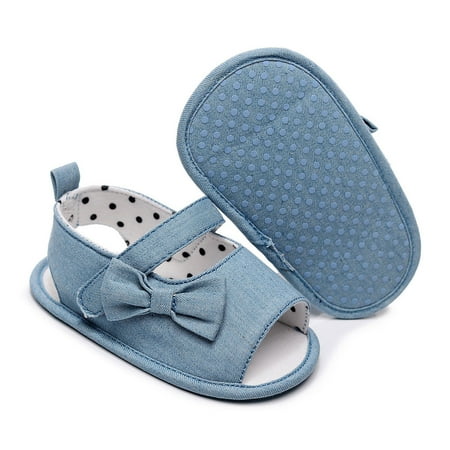 

Cathalem 6-12 Month Shoes Infant Boys Girls Open Toe Bowknot Shoes First Walkers Shoes Summer Toddler Toddler Sandals Size 4 Boy Sandal Light Blue 6 Months