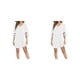 thumbnail image 1 of Qarigey Vestido informal para mujer, traje de baño que cubre hasta 3/4, manga de campana, empalme de malla, ropa de playa con cuello en V Type1 NO1, 1 of 6