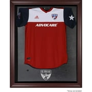 FC Dallas Mahogany Framed Team Logo Jersey Display Case