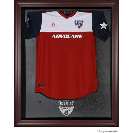 FC Dallas Mahogany Framed Team Logo Jersey Display Case