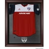 FC Dallas Mahogany Framed Team Logo Jersey Display Case