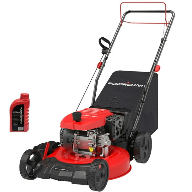 Gasoline Lawn Mower, PowerSmart 209CC Engine 21 Inch 3in1 Self