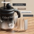 thumbnail image 5 of Sidagar 22 oz Ceramic Lined Stainless Steel Insulated Coffee Mug, Leak Resistant Lid, Crystal Butterfly, 5 of 7
