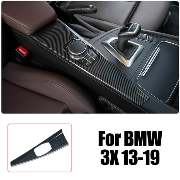 Carbon Fiber Multimedia Panel Cover Trim For BMW 3 Series F30 F34 2013-2019