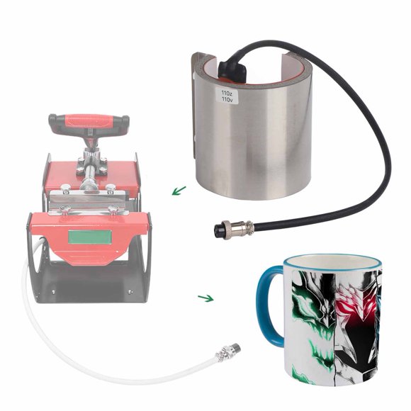Adjustable Thickness Soft Heat Pressing Machine, Light Weight Mug Cup Press, Environmental Materials for Safe Use, Accessories for Heat Pressing Machine