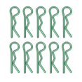 thumbnail image 1 of Pour Modèle de Voiture d'Escalade 1/6 Scx6 Clip de Coque de Voiture en Forme de R Vert, 1 of 5