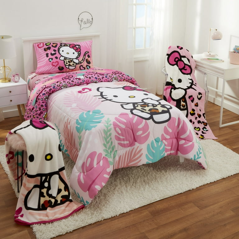 Hello kitty blanket queen size sale