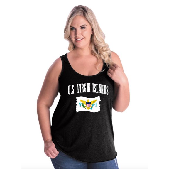 NIB - Women's Plus Size Tank Top - U.S. Virgin Islands