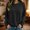 Black, variant on Gamivast Crewneck Sweatshirt for Women Oversized Soft Long Sleeve Pullover Top with Front Patch Pocket Relaxed Fit Casual Lounge Daily Wear Streetwear Sweatshirt for Fall Winter White S