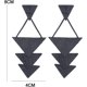 thumbnail image 1 of Pendientes colgantes de madera Pendientes colgantes de madera geométricos para mujeres niñas ShuxiuWang 9024735596011, 1 of 1