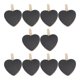 thumbnail image 1 of IDEANATEGRATE 20Ud Clips Para Fotos Y En Madera Con Corazón Para Decorar, 1 of 8