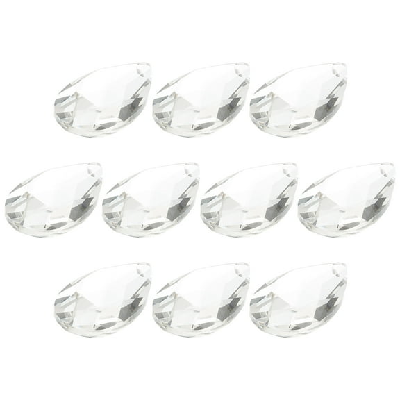 10 Pcs Crystal Decorative Pendant Hanging Sun Catcher Glass Chandeliers Pendants for Rainbow Making